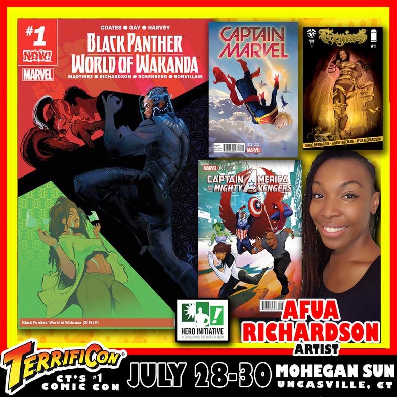 afua richardson terrificon Connecticut's #1 comic con