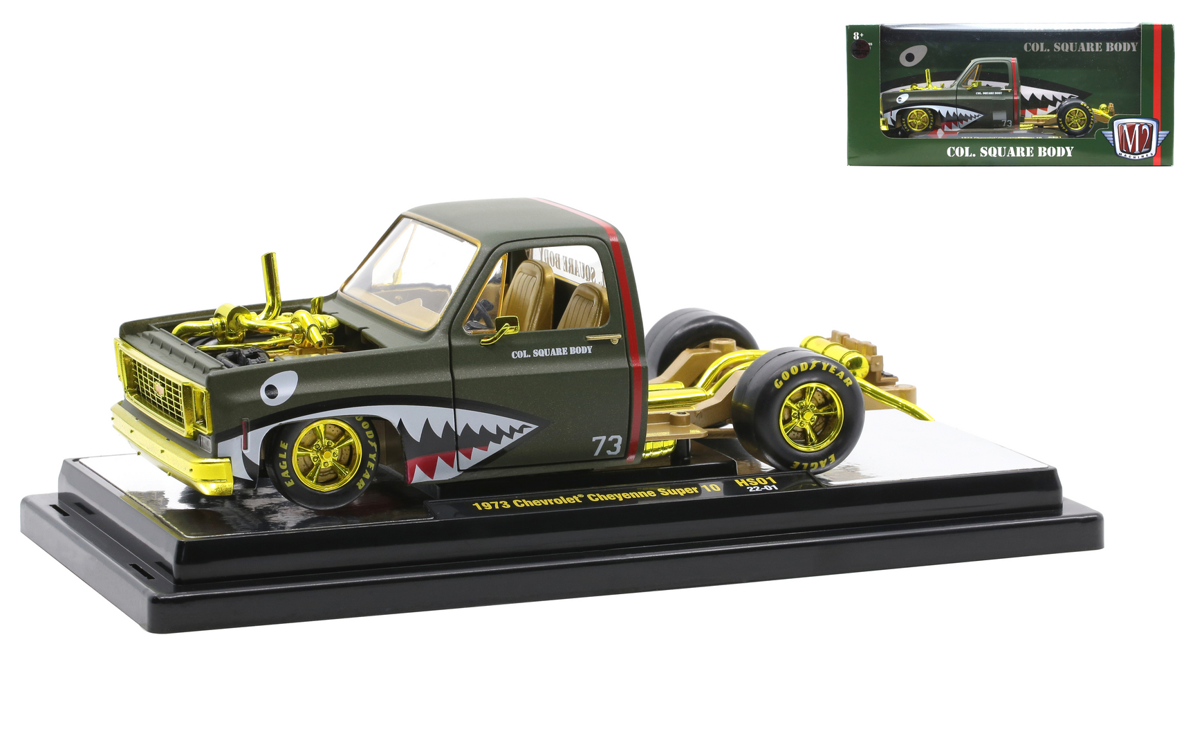 ミニカー M2 MACHINES Chevrolet Cheyenne Super 10 M2 Machines Shell 1973 Chevrolet Cheyenne 10 Chase 1/24 | eBay