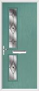 2 Square Composite Door fusion 1 glass