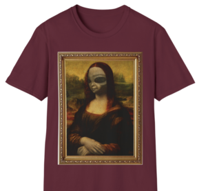 "Roswell Lisa" Classic Art Masters Unisex Softstyle T-Shirt