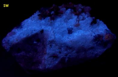 fluorescent PYROMORPHITE, Sphalerite, Pyrite, Quartz, Pcheloyad Mine (Pchelojad; Ptchelojad; Pcheloiad), Momchilgrad Obshtina, Kardzhali Oblast (Kurdzhali; Kărdžali; Kurdjali), Bulgaria