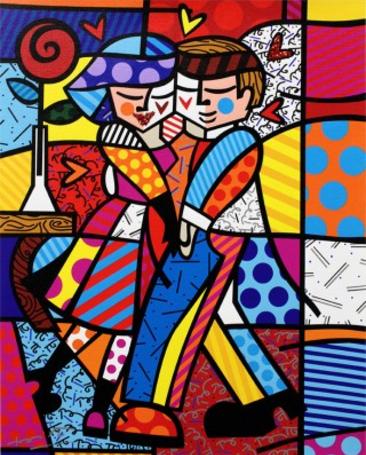 Romero Britto New Cheek to Cheek