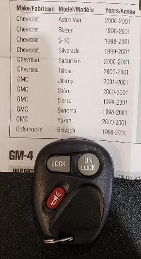 GMC, Chevy remote options