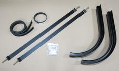 Steel Fuel Tank Strap With Step Brackets For Freightliner With 23 Inch Tanks