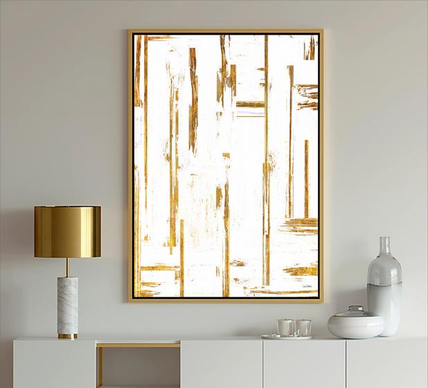 Gold Abstract Art, #Gold art, #abstract art, #Dubois Art