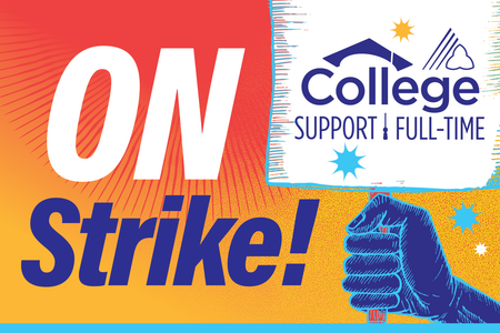 Full-time college support workers show up in the thousands to show it’s NOT business as usual - October 3, 2025