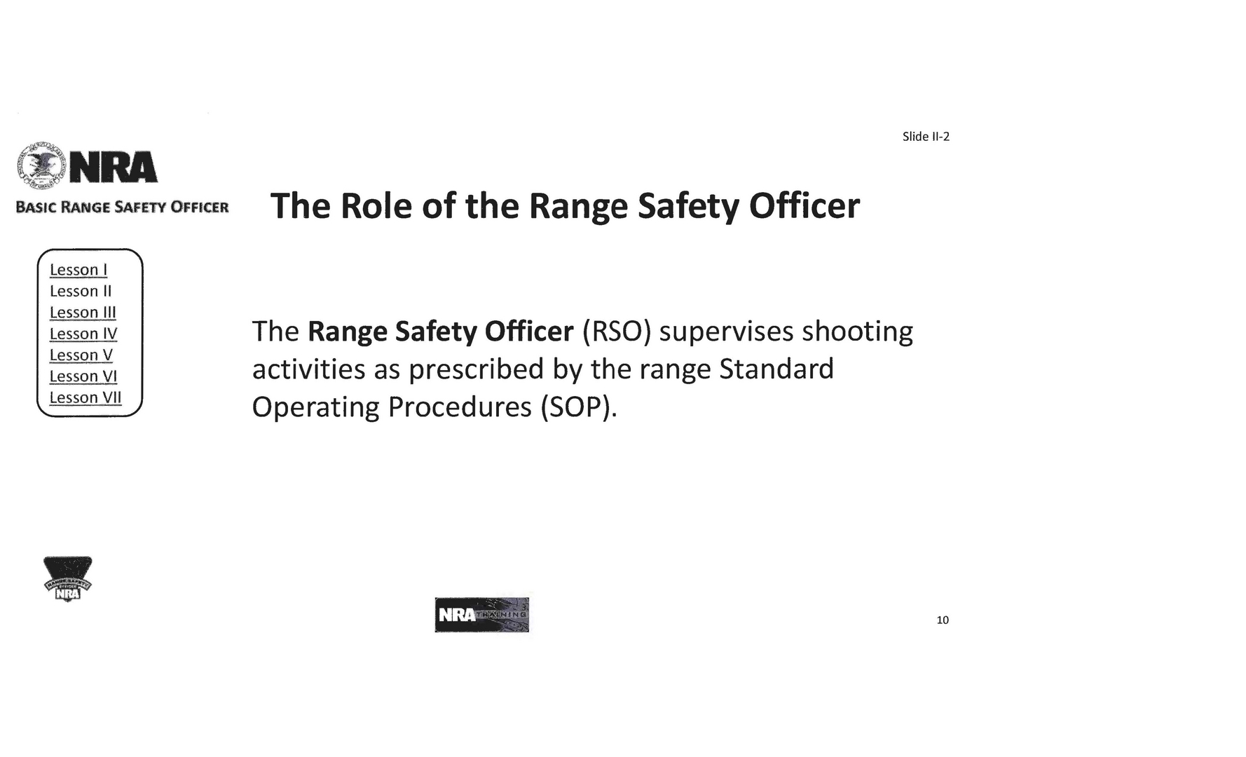 PPT - NRA Range Safety Officer Course PowerPoint Presentation, free  download - ID:173785, image size:1778x1080