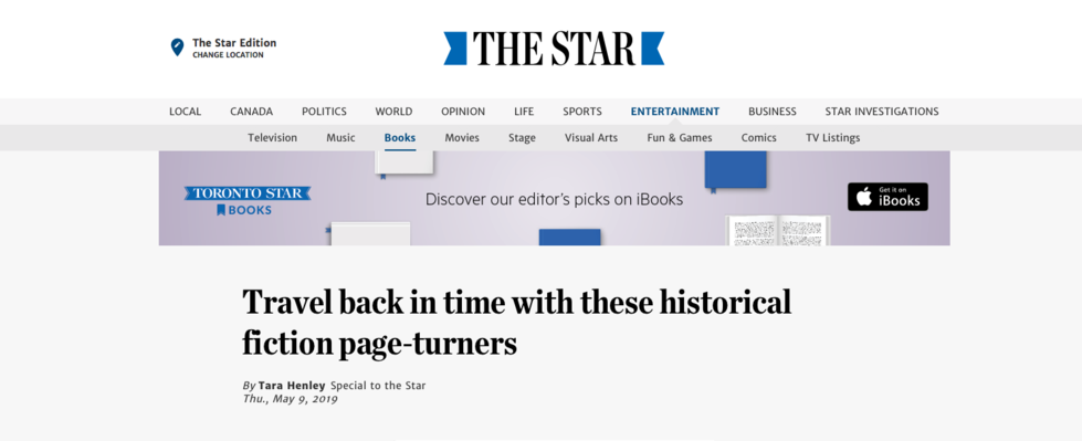 THE STAR, BOOK REVIEW, BESTSELLER, THE DAUGHTER'S TALE, HISTORICAL FICTION, BOOKS