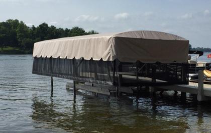 custom, boat lift cover, replacement cover