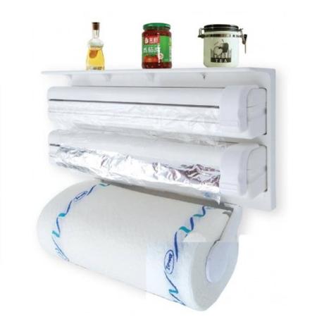 Triple Paper Tissue Dispenser For Kitchen Roll Aluminum Foil Cling at Lowest Price in Pakistan