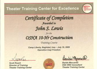 OSHA 10 Class