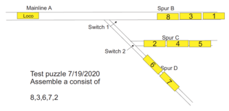 No 1 Build-a-Train OPS Puzzle