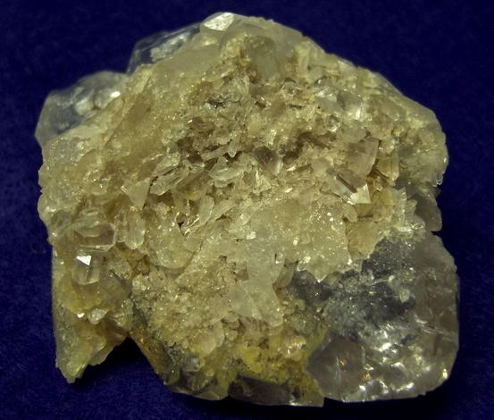 tabular QUARTZ crystals - Hot Springs, Garland County, Arkansas, USA - ex Rutgers Geology Museum