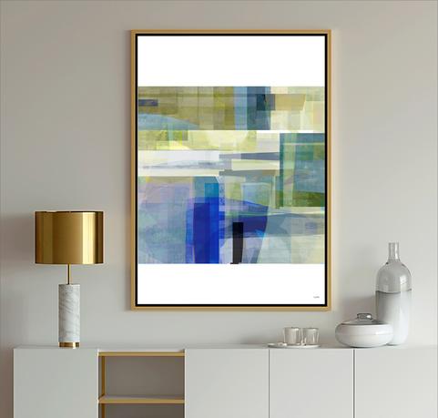 Geometric Art, #abstract art, #geometric, #blue art, #wallart, #design, #dubois art, #modern Art