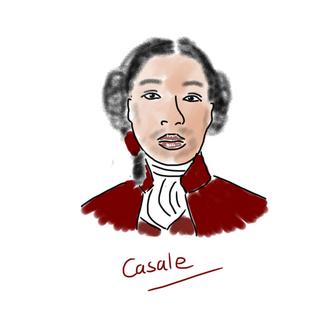 Mixed heritage man with the name Casale