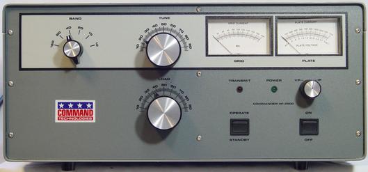 Commander HF-2500; pair 3CX800 Eimac