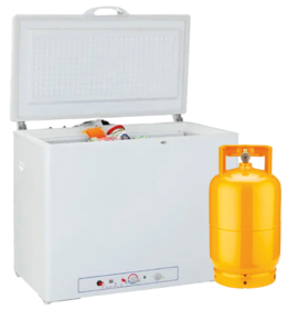 Freezer de gas LPG con cilindro