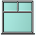 Style 20 anthracite grey window