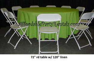 rental table rental chair rental linen