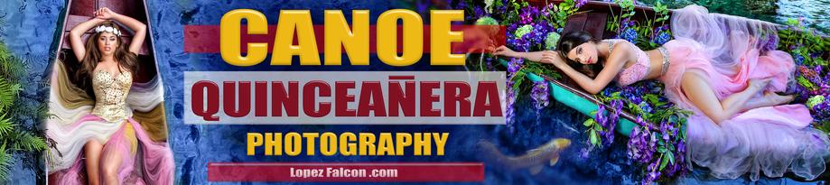 CANOE QUINCEANERA PHOTOGRAPHY SECRET GARDENS