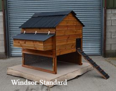 Windsor range of hen houses available at Chickenfeathers
