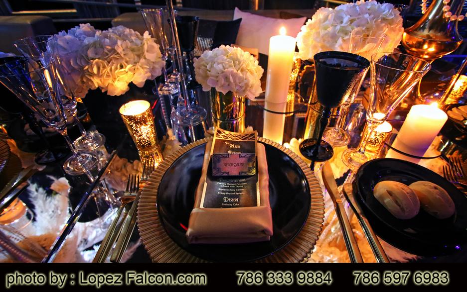The Great Gatsby Quinceanera Party Quinces Parties Graet Gatsby Decoration Table center Stage Miami