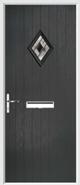 Cottage Diamond Composite Door aspen glass