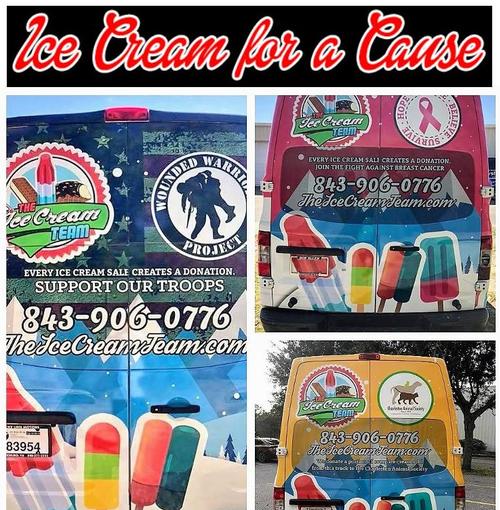 Mobile ice cream truck providing quality novelty ice cream bars