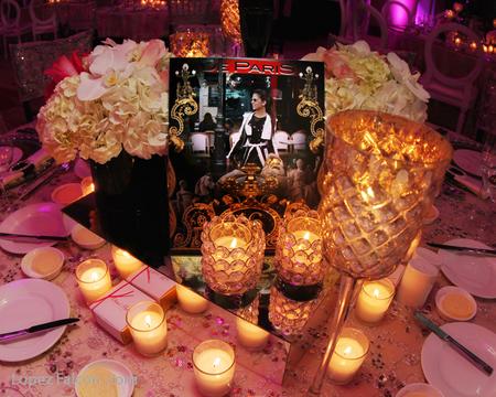 QUINCEANERA PARTY CENTERPIECES PHOTOGRAPHY