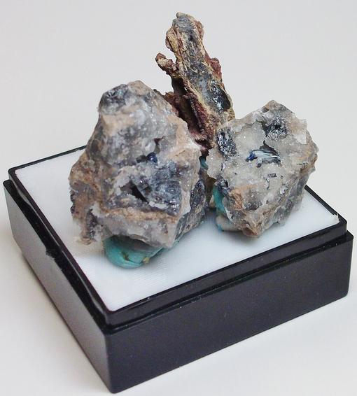 Stibnite & Stibiconite crystals Pereta Mine, Tuscany, Italy