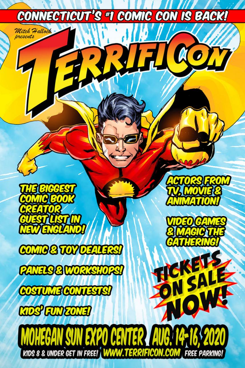 TERRIFICON Connecticut number one and biggest comic con is at Mohegan