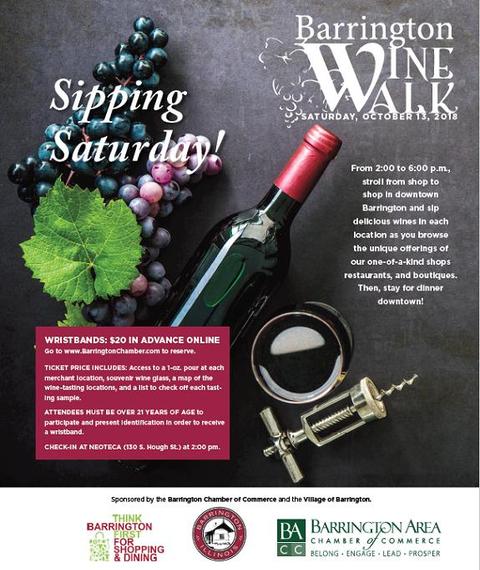 Barrington Wine Walk, April 28, 2018