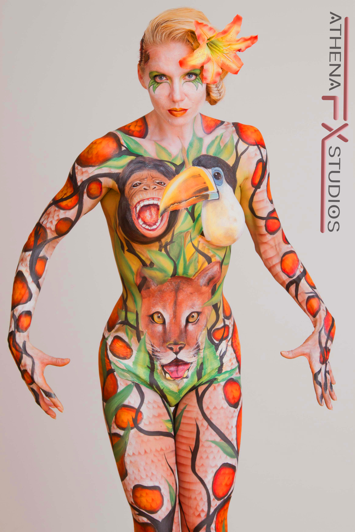 Airbrush Face Paint Stencil - Athena - ShowOffs Body Art – SOBA - ShowOffs  Body Art