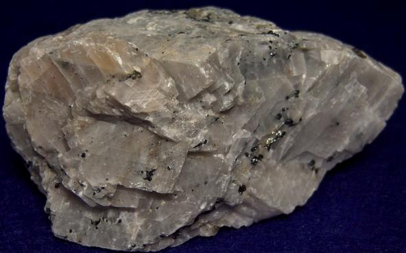 fluorescing CALCITE, MAGNETITE - Franklin, Franklin Mining District, Sussex County, New Jersey, USA - ex Borden, ex Morris Museum