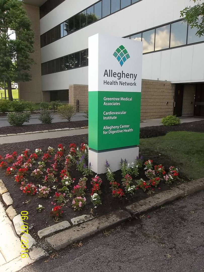 ADA and exterior signage - Allegheny Health Network