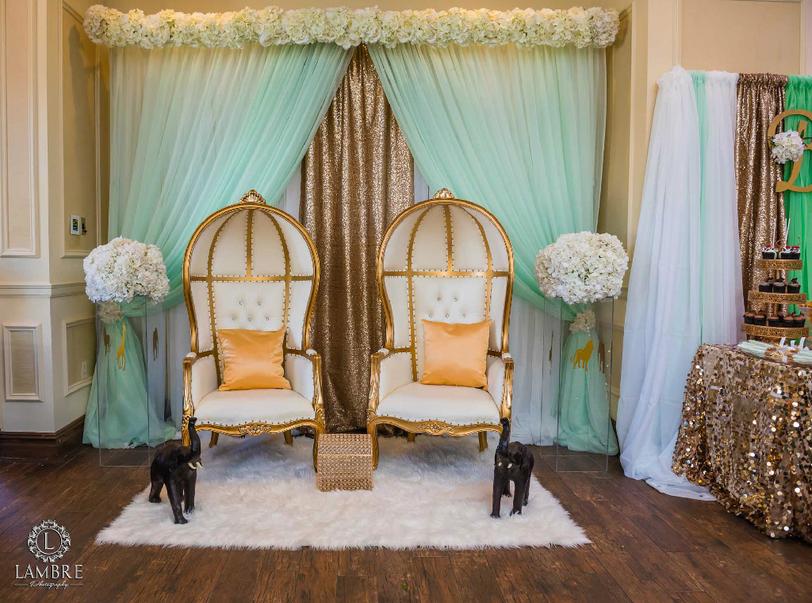 King and queen chairs for wedding hot sale