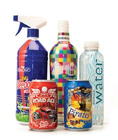 Food beverage labels -coated paper, polypropylene, polyethylene, shrink sleeves cans bottles