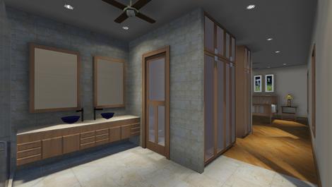 PlanetArchitects.com East Texas BlueBonnet master bath