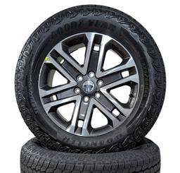 NEW FORD 20"SILVER AND GREY STX WHEELS WITH 275/60R20 GOODYEAR WRANGLER TERRITORY AT