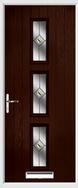 3 Square Composite Door fusion glass