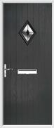 Cottage Diamond Composite Door bevel glass