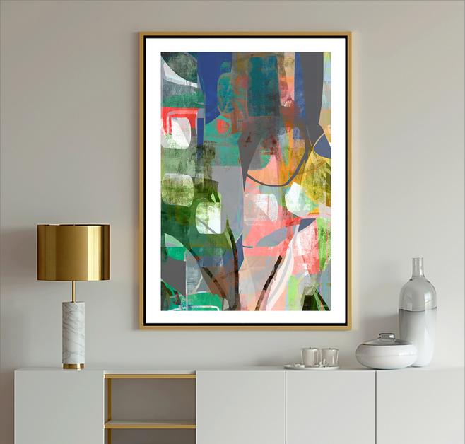 multi-color abstract art, #abstract art, #dubois art, #modern art