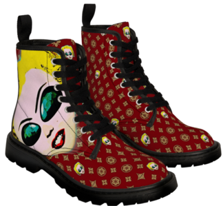 Malien Monroe POP ART Women's Designer Boots