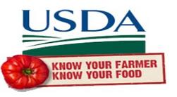 USDA Know your farmers know your food campaign logo