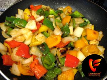 Peppers and Onions Seared-Chef of the Future-Your Source for Quality Seasoning Rubs