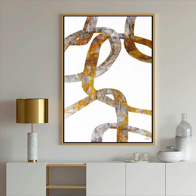 Gold Abstract Art, #Gold art, #abstract art, #Dubois Art