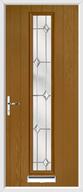 1 strip composite door regal opal glass