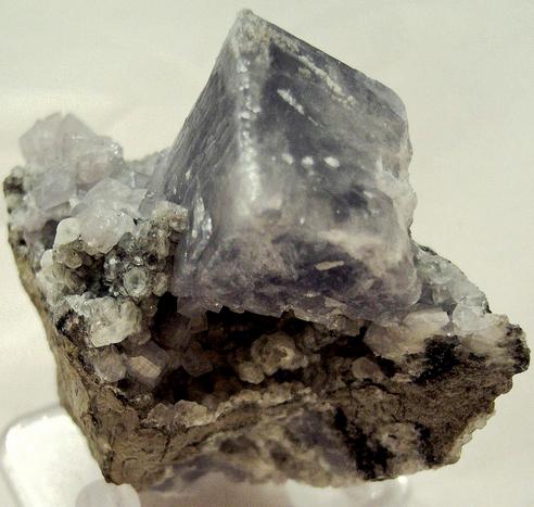 CELESTINE Celestite, CALCITE, STRONTIANITE - Meckley's Quarry, Mandata, Northumberland County, Pennsylvania, USA