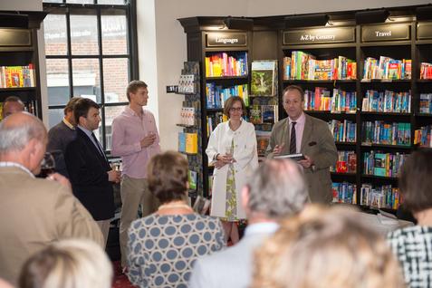 Craig Lawrence at Salisbury Waterstones book launch