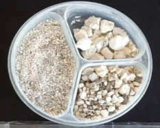 Zeolite Mineral Rocks and Sand
